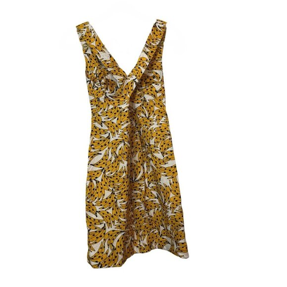 Farm Rio Spotted Bananas Cross-Back Mini Dress, Size XS, Cross-back Strap Cotton - Picture 9 of 10